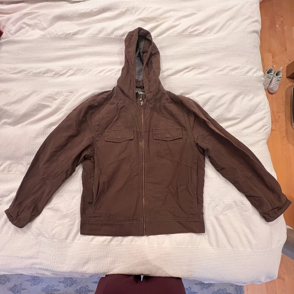 Men's Outdoor Research Canvas Hooded Coat (Size Large), Good Condition
